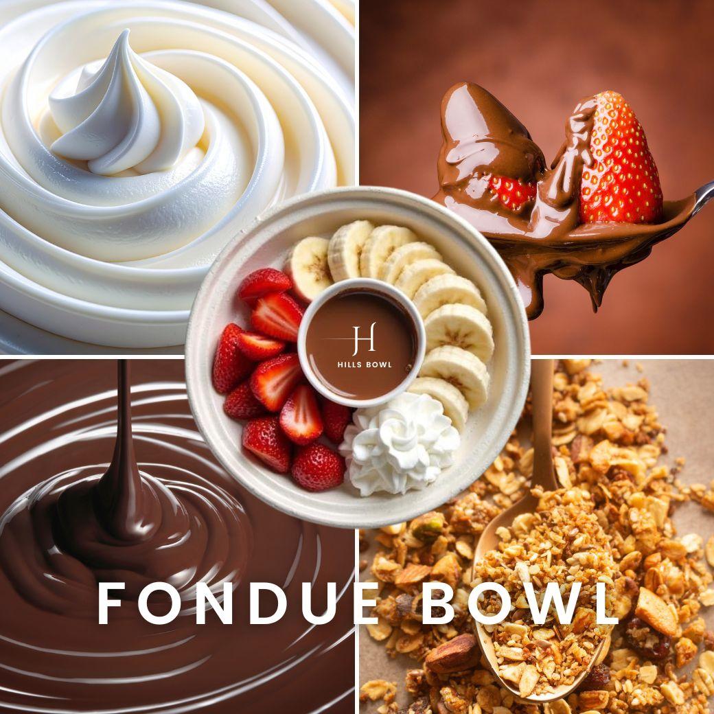 アサイーボウル専門店Hills bowl（ヒルズボウル）の新作フォンデュボウル